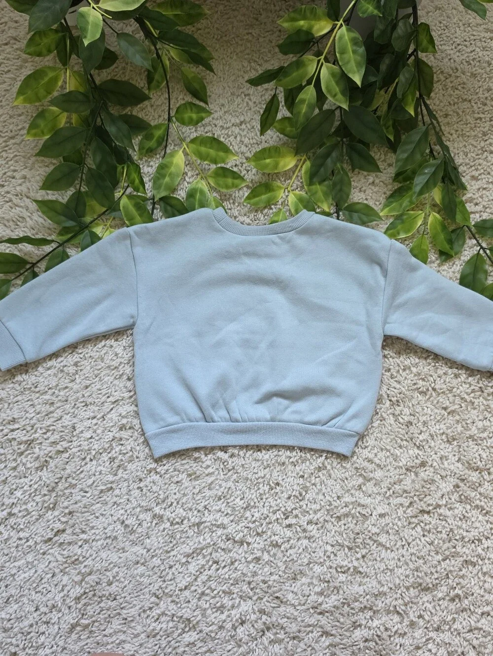 Baby Girl Light Blue Bow Sweater (12-18 Months)